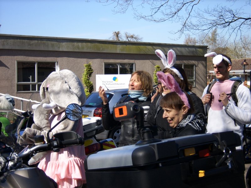 Egg run to the childrens Trust Tadworth 2012