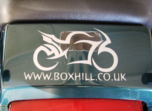 new smaller format sticker - closeup