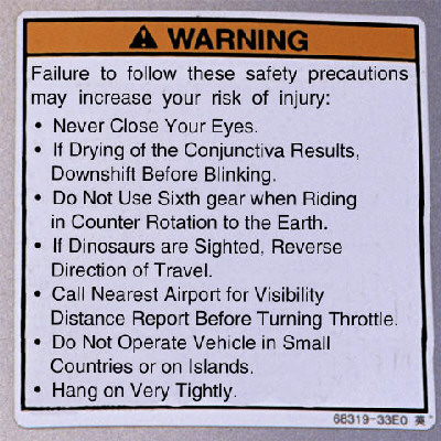 safety notice