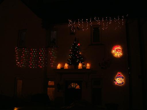 my house at xmas