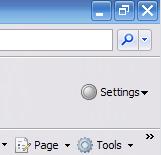 settings button