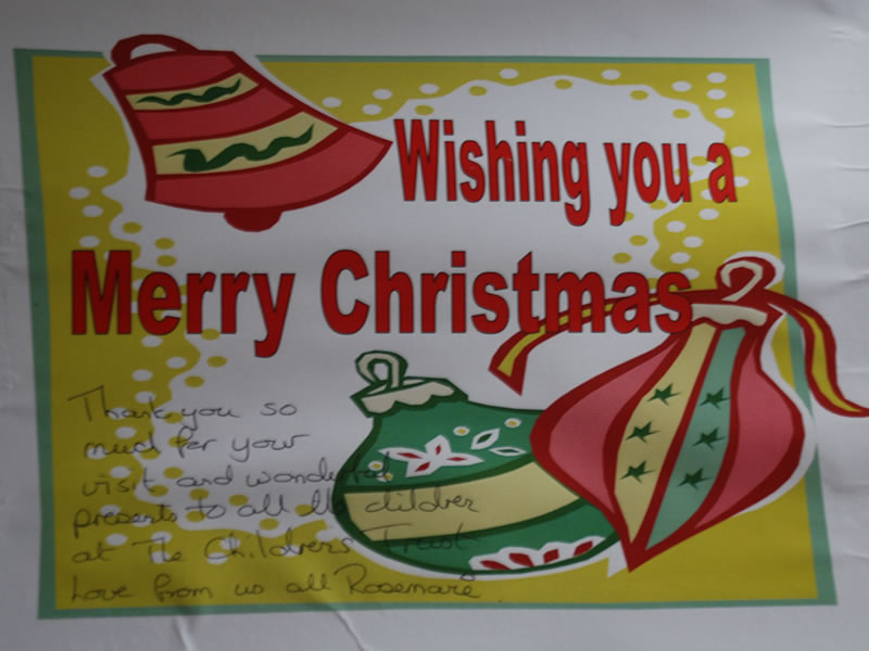 Tadworth xmas card inside Tadworth xmas card inside