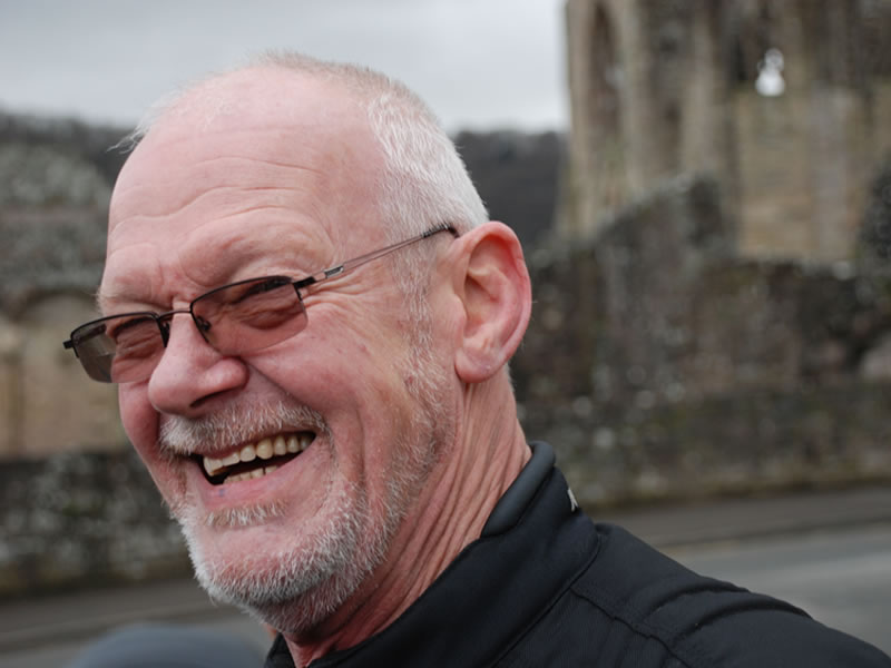 Redrat at Tintern Abbey